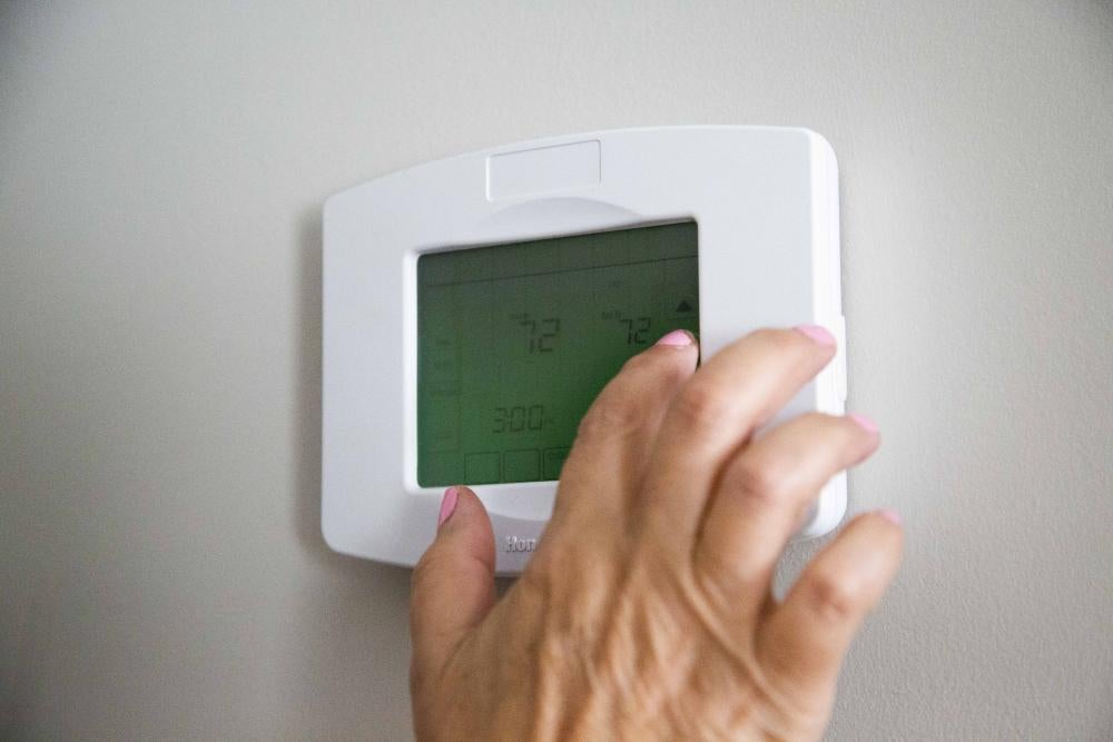 Setting thermostat
